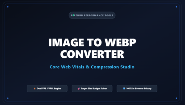 Image to WebP Converter & Core Web Vitals