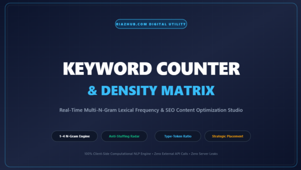 Keyword Counter, Density Matrix & Content Optimization