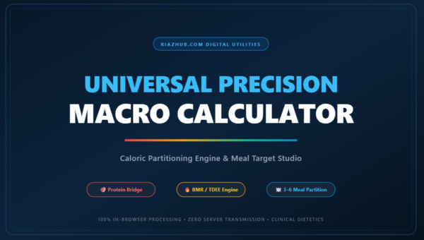 Precision Macro Calculator & Meal Target Studio