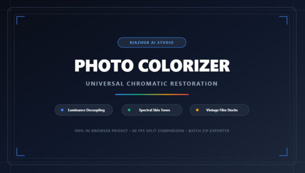Black and White Photo Colorizer & Chromatic Restoration
