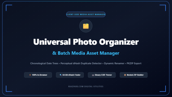 Photo Organizer & Batch Media Asset Manager