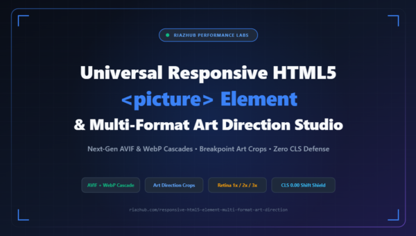 Responsive HTML5 <picture> Element & Multi-Format Art Direction