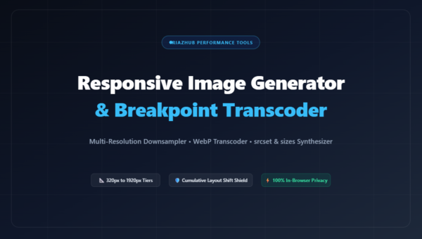 Responsive Image Generator & Breakpoint Transcoder
