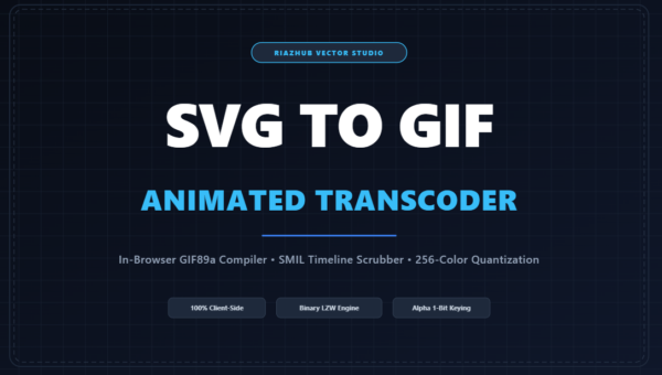 SVG to GIF Animated Transcoder