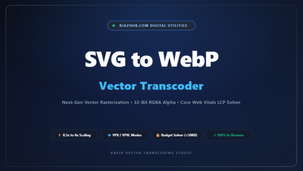 SVG to WebP Vector Transcoder & Next-Gen Asset