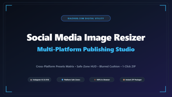 Social Media Image Resizer & Multi-Platform Publishing