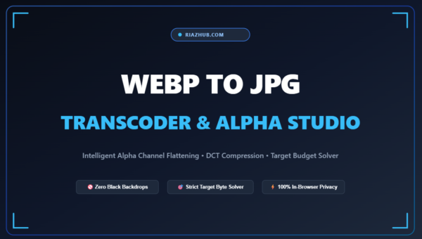 WebP to JPG Transcoder & Alpha