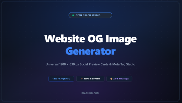 Website OG Image Generator & Social Card