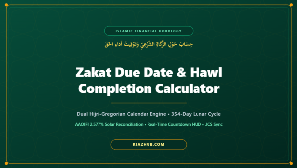 Zakat Due Date & Hawl Completion Calculator