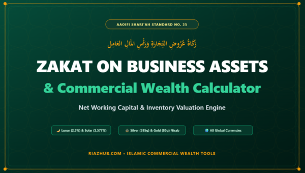 Zakat on Business Assets & Commercial Wealth Calculator