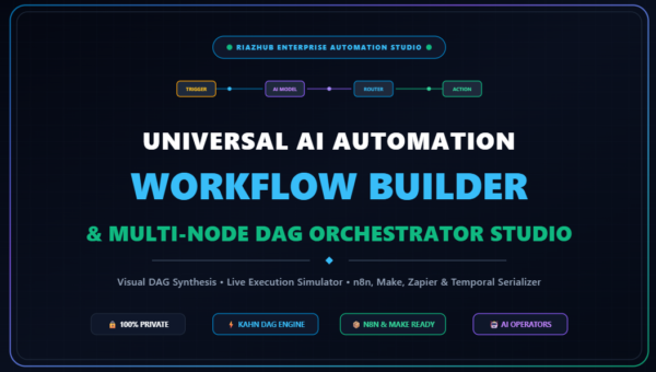 AI Automation Workflow Builder & Multi-Node DAG Orchestrator Studio