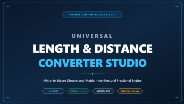 Length & Distance Converter, Micro-to-Macro Dimensional Matrix & Architectural Scale