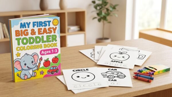 My First Big & Easy Toddler Coloring Book
