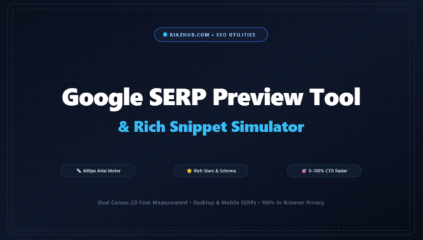 Google SERP Preview Tool & Rich Snippet Simulator