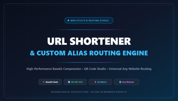 URL Shortener, Custom Alias Routing Engine & QR Code